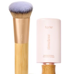 timeless hydrating foundation & brush duo
