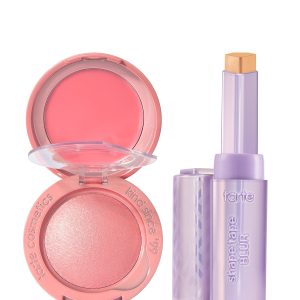 shape tape  blur & blush - blurring concealer stick & macaron blush and glow duo