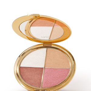 glow wardrobe highlighting eye & cheek palette